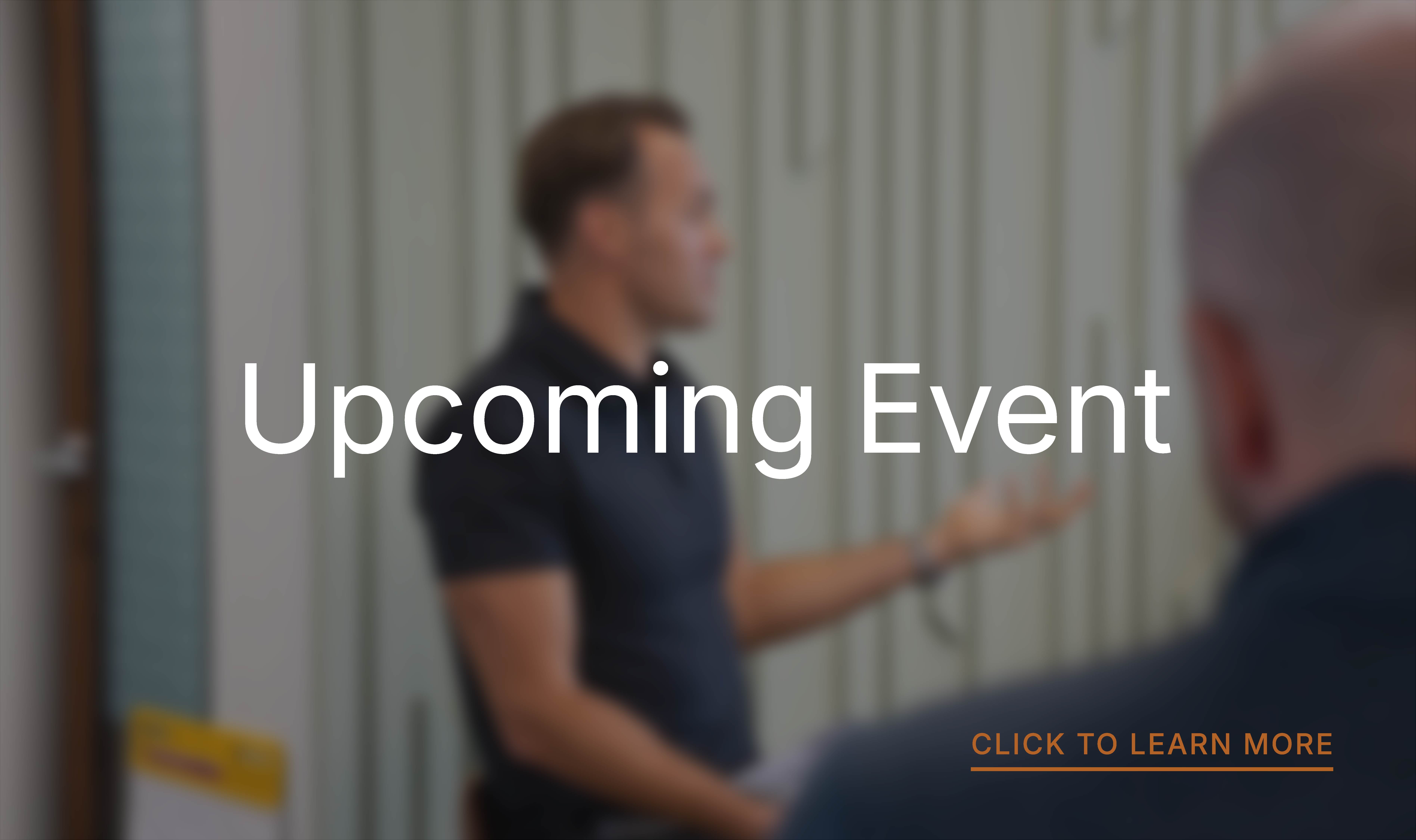Upcoming conversation event